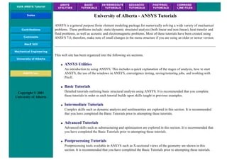 Universal Ansys Tutorials Ramees Ram.pdf