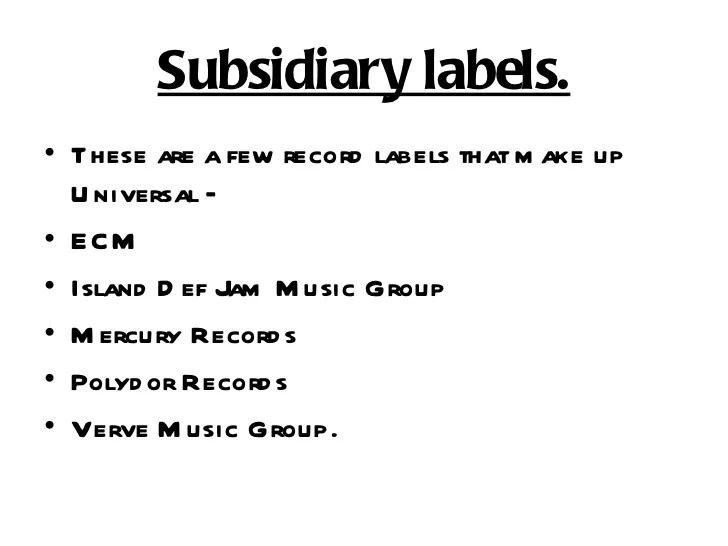 Universal Music Group
