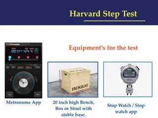 Harvard Step Test | PDF