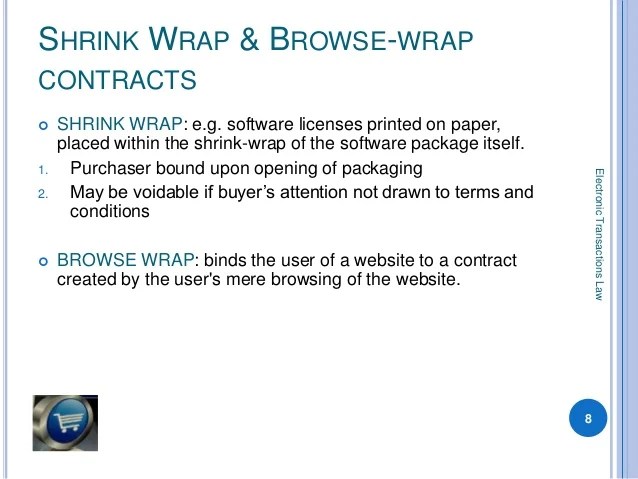 Electronic Transactions Law Lecture 3 contracts