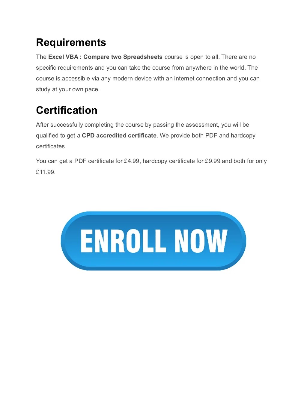 Excel VBA Compare two Spreadsheets