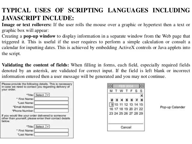 Uses for scripting languages,web scripting in perl