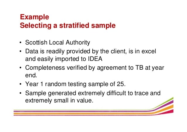 Using Idea To Create A Sampling Methodology