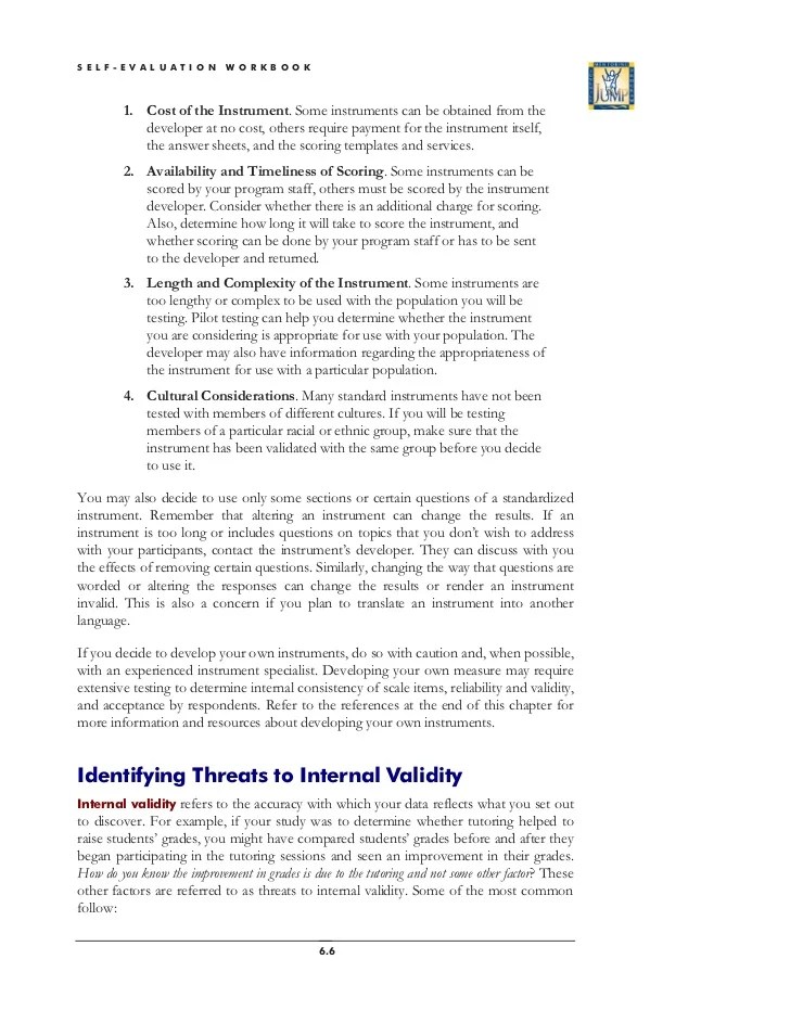 Using Standardized Instruments