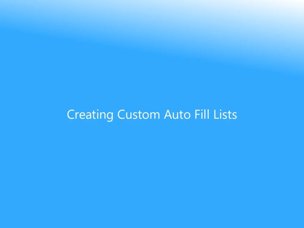 Using the Fill Handle Excel 2013 Tutorial