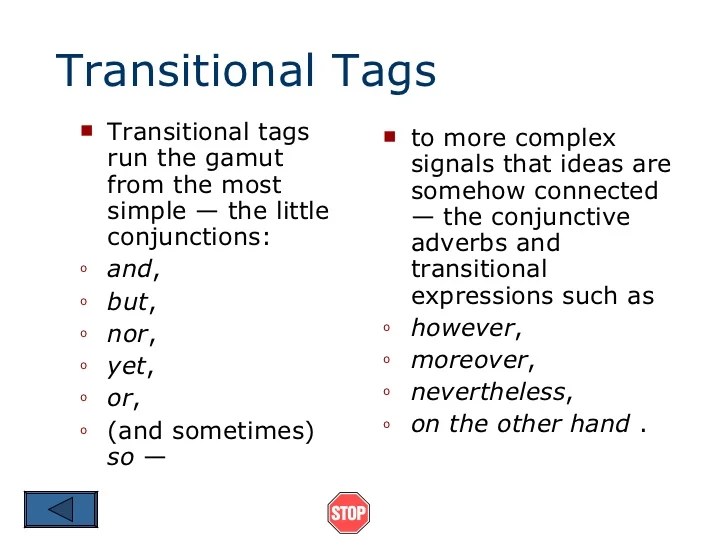 Using transitions