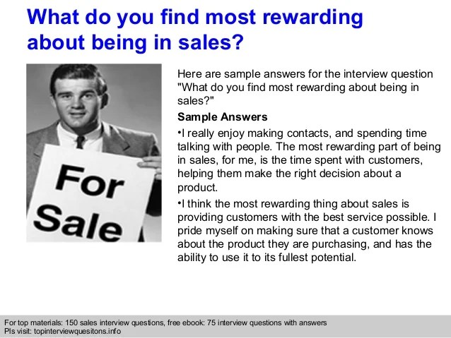 Van sales representative interview questions and answers
