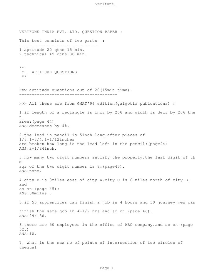 Verifone1 | PDF