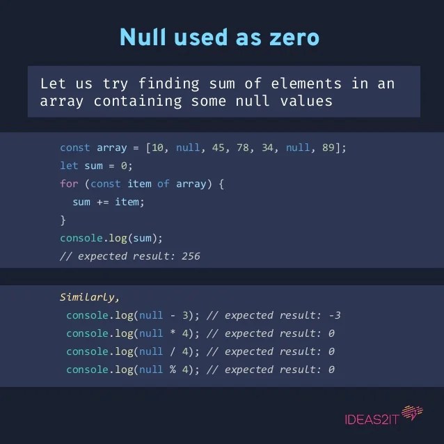 Boolean and null values in computation JavaScript