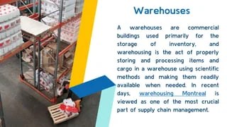 Warehouse vs. Distribution Center Explained | PPTX