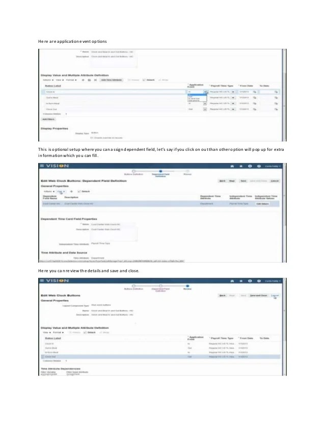 Oracle Fusion  Clock Setup(Oracle Time and Labor)