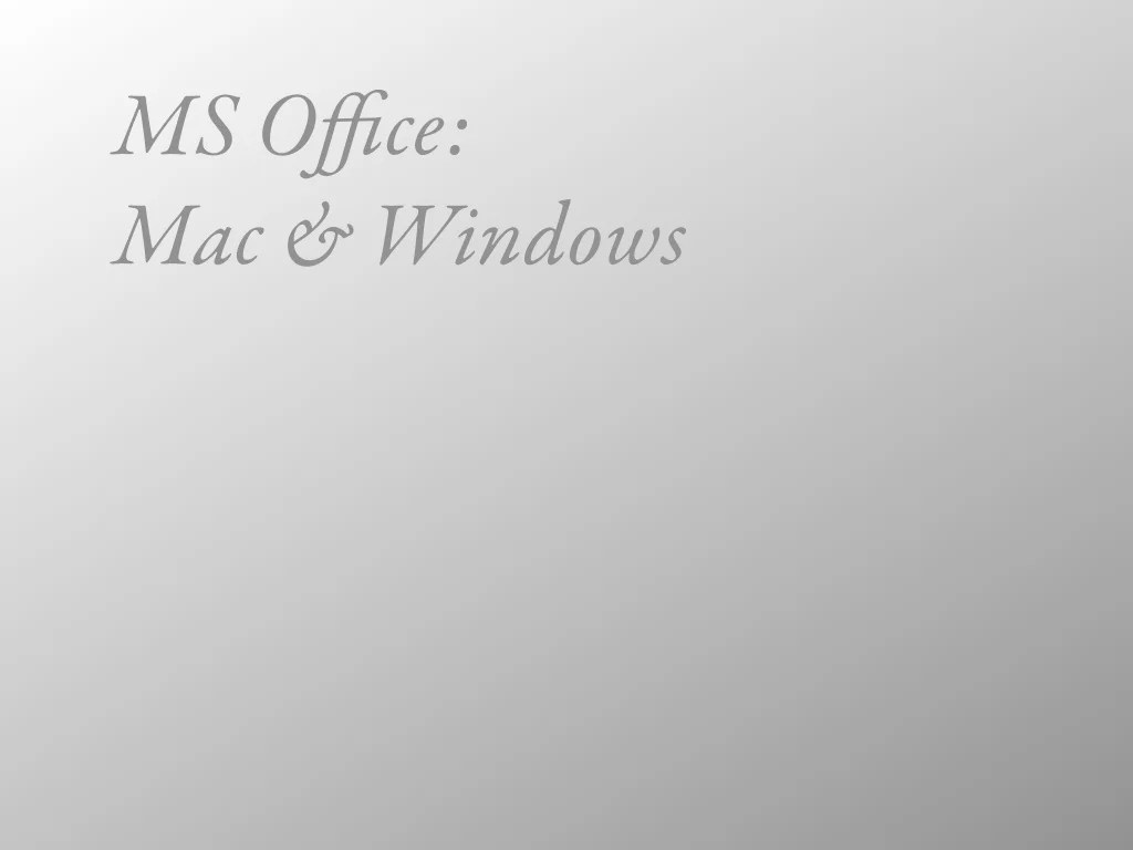 Web Safe Fonts
