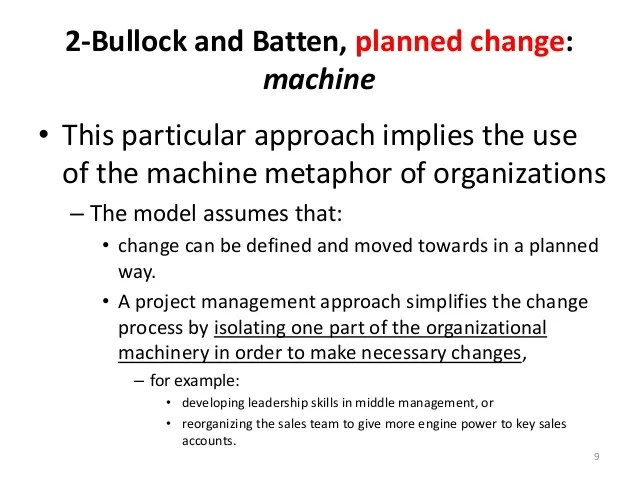 Strategic Delivery of Change Management