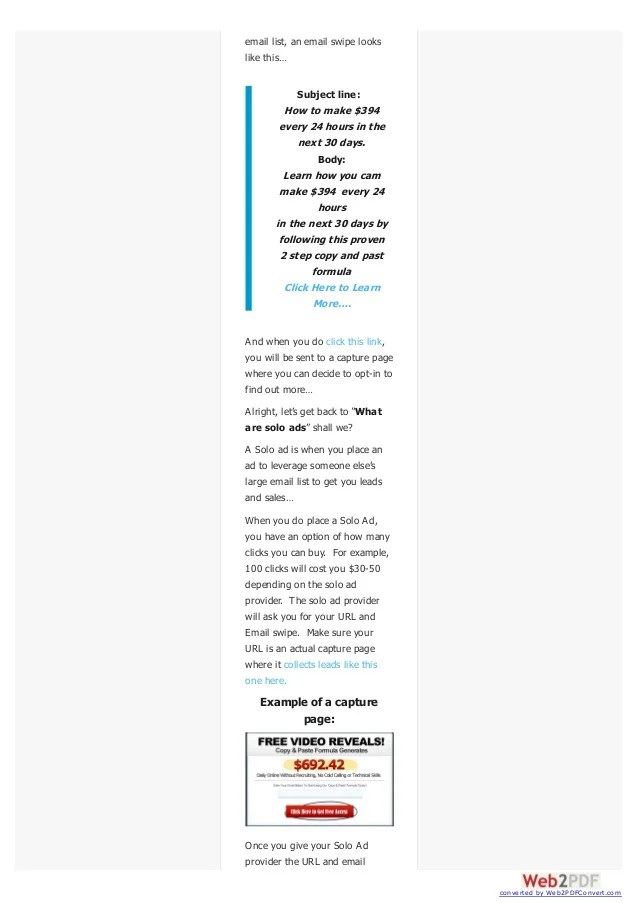 What are solo ads and how to write an effective email swipe