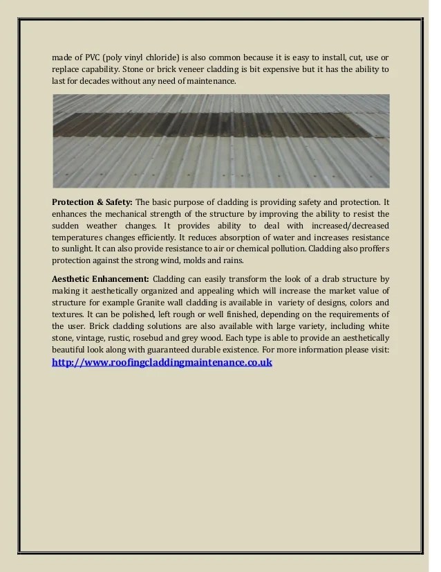 What is cladding & what does makes it important