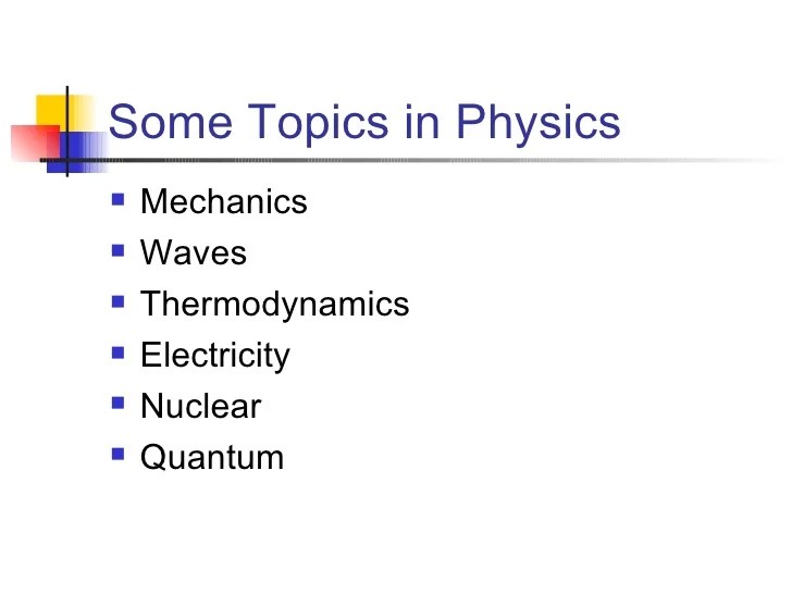 What Is Physics