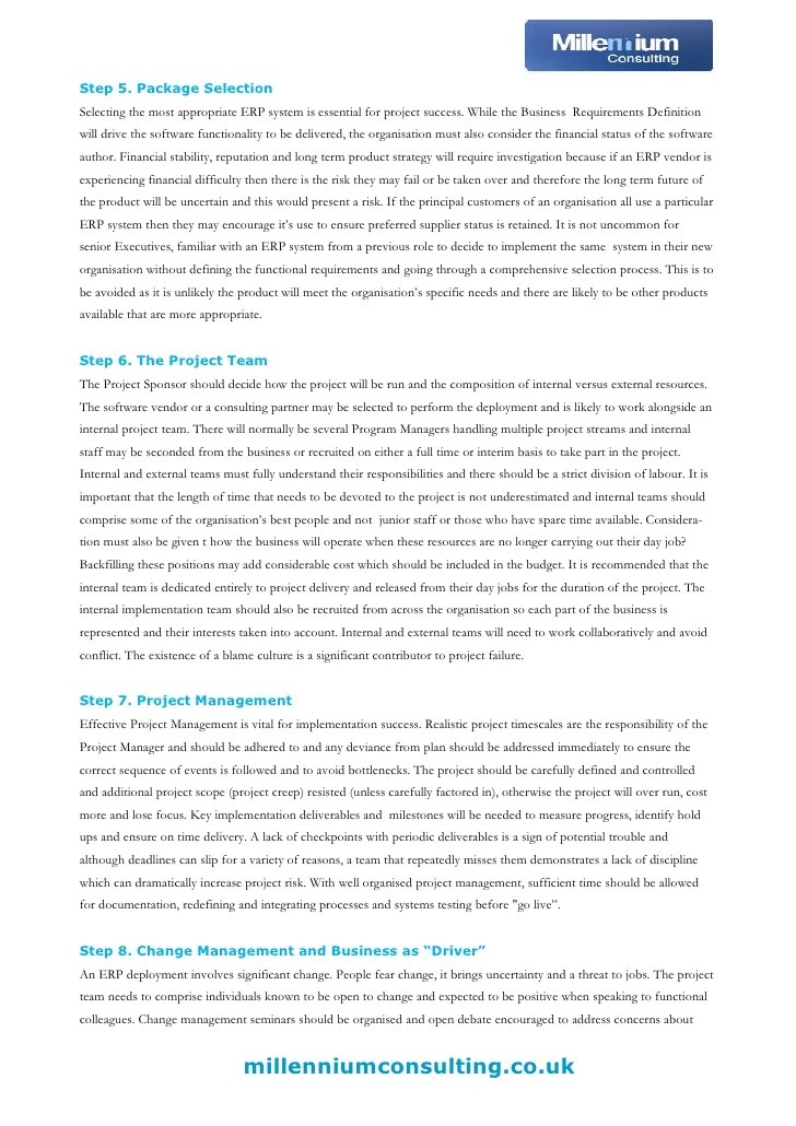 Why Erp Implementations Fail