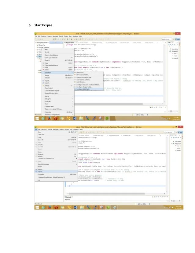 Mapreduce Word Count Java Word count example in hadoop mapreduce using java