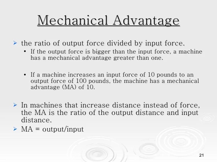 Work And Simple Machines