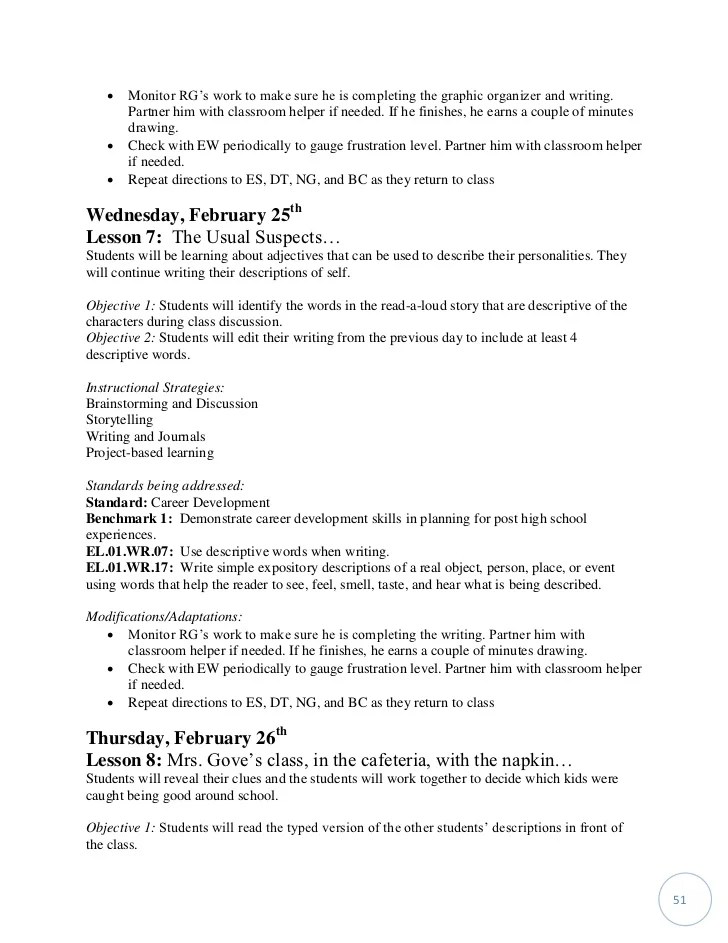 Work sample first grade detective descriptives writing tasha…