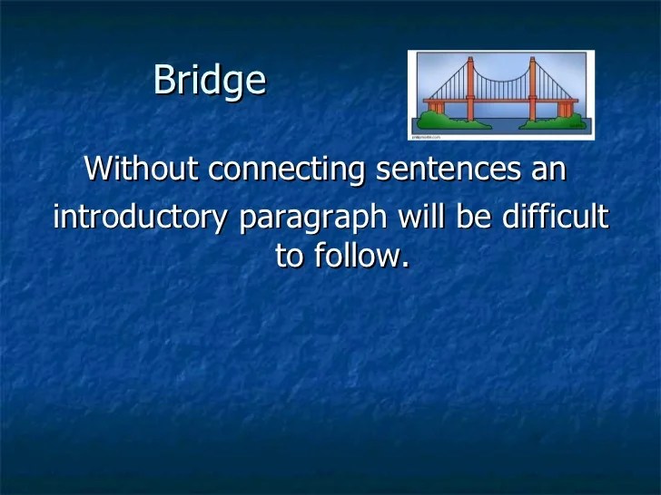 Writing an introduction