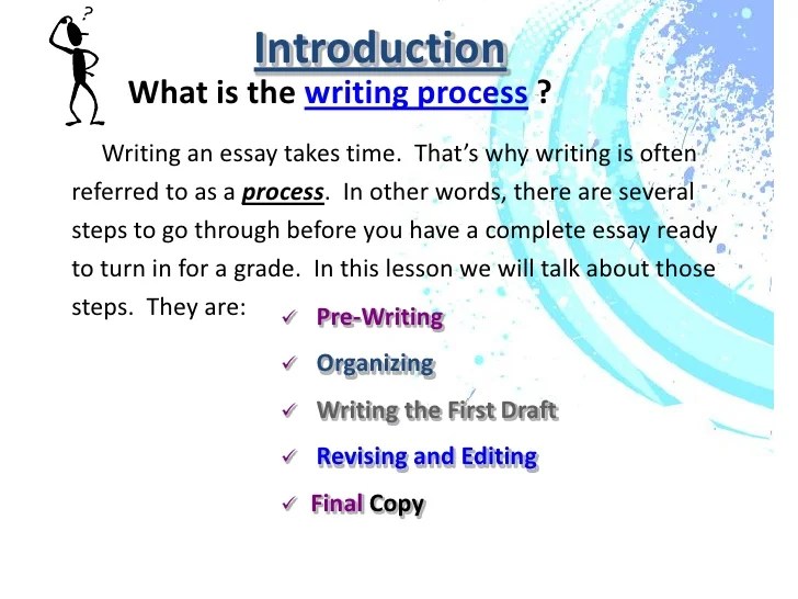 Writing an essay outline The Friary School