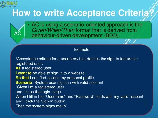 Writing Test Cases From User Stories And Acceptance Criteria