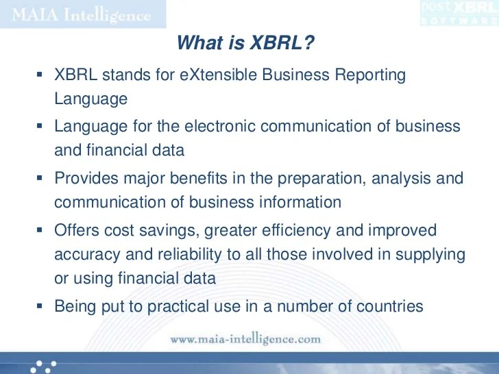 XBRL Overview
