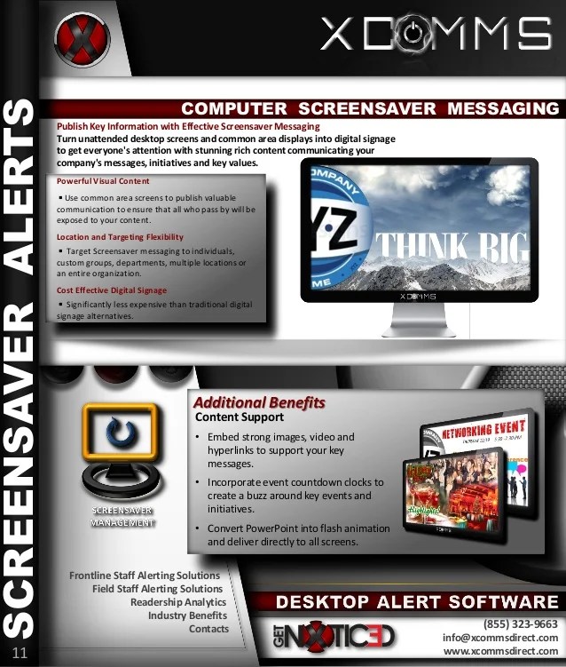 Desktop Alert Software For Internal Communication Send customizable…