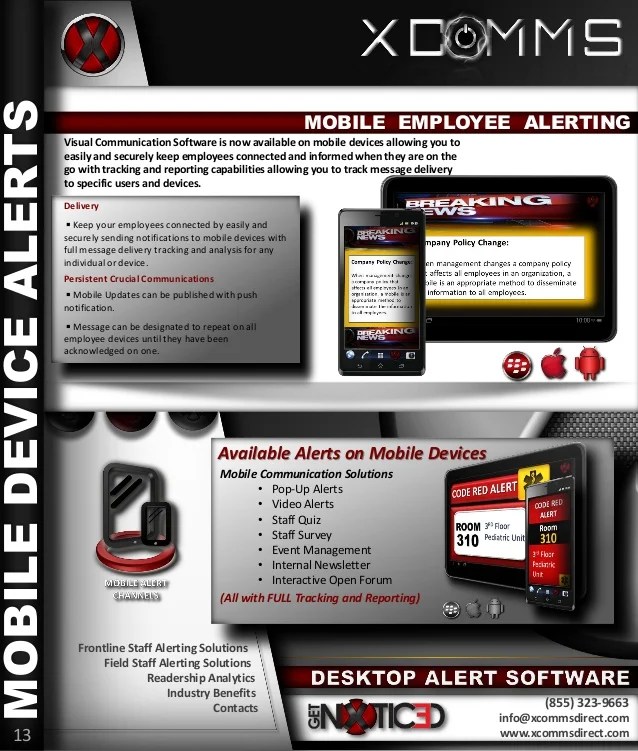 Desktop Alert Software For Internal Communication Send customizable…