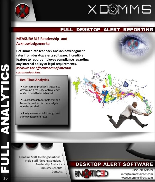 Desktop Alert Software For Internal Communication Send customizable…