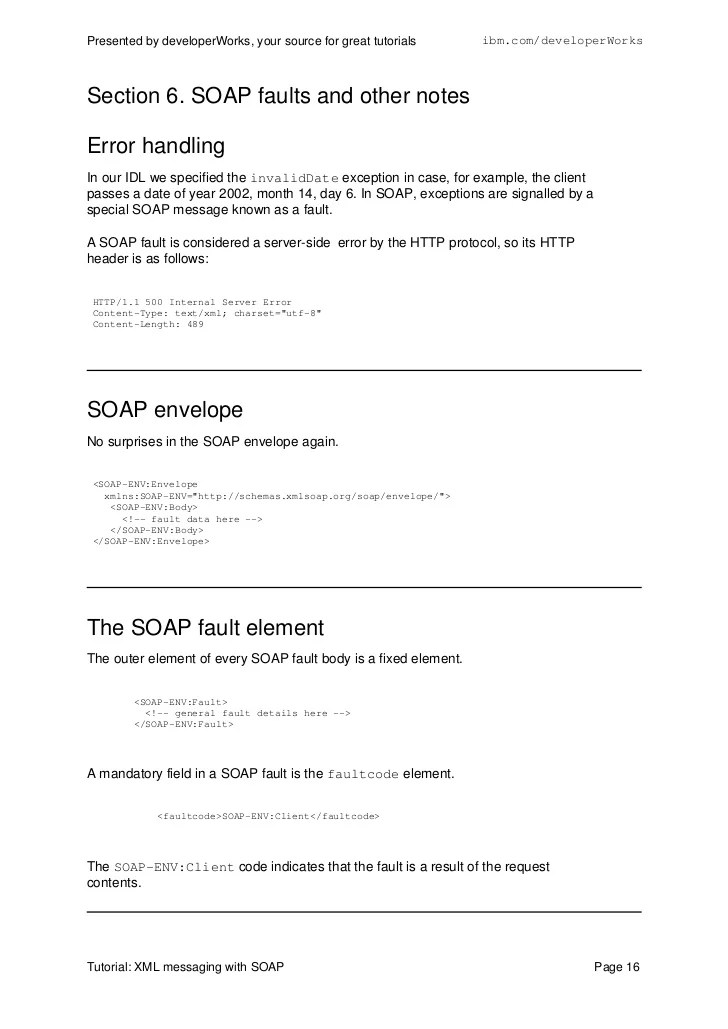 Xml Messaging With Soap