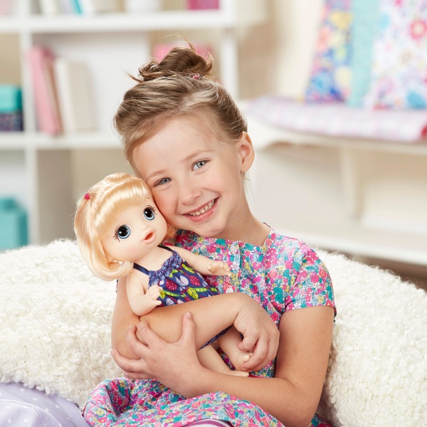 Baby Alive Sweet Spoonfuls Blonde Baby Doll Girl Smyths Toys