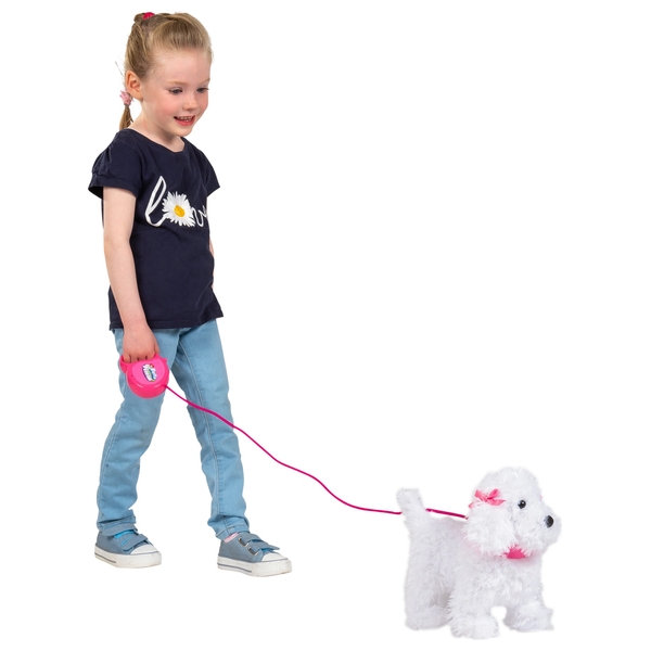 Fluffy Puppies Walking Puppy Poodle Smyths Toys UK