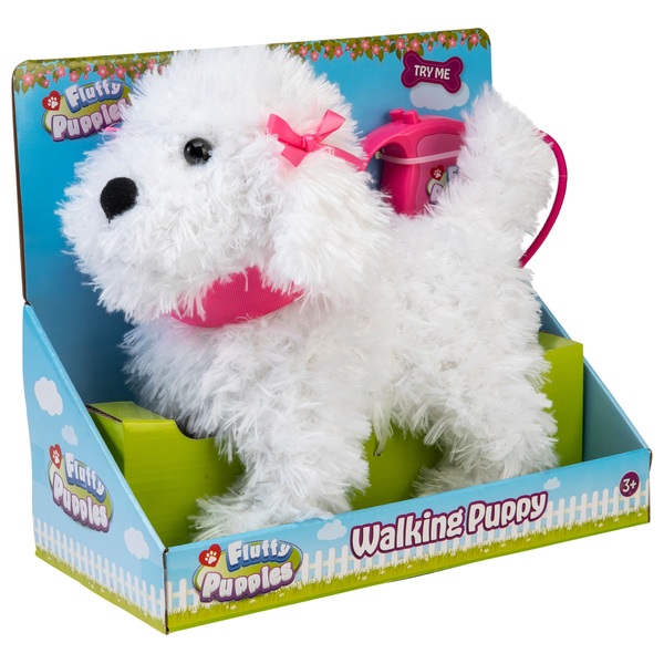 Fluffy Puppies Walking Puppy Poodle Smyths Toys UK