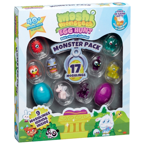 Moshi Monsters Egg Hunt Monster Pack Great value toys UK