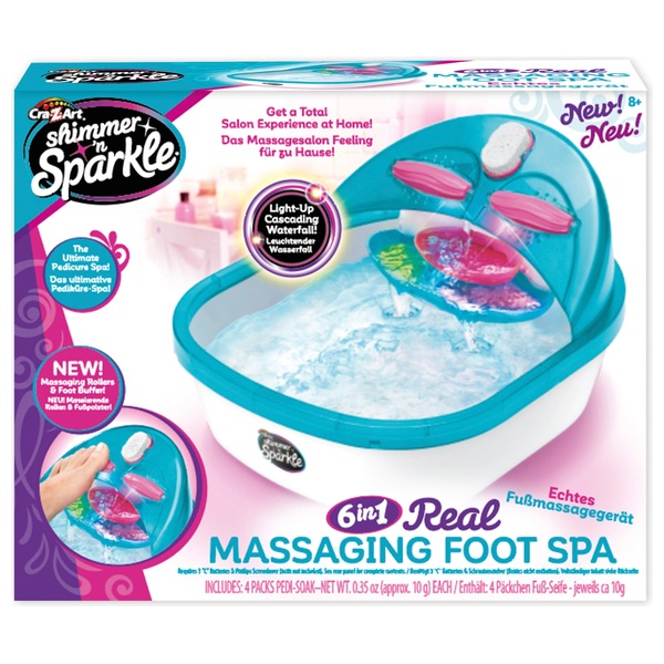 Shimmer 'n Sparkle Massaging Foot Spa Smyths Toys UK