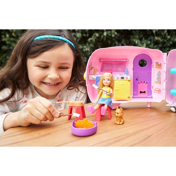 Barbie Club Chelsea Camper with Accessories Smyths Toys UK