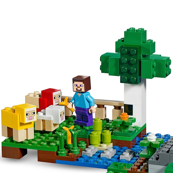 LEGO 21153 Minecraft The Wool Farm Building Set Smyths Toys Ireland