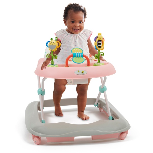 Babylo Bizzy Bee Pink Baby Walker Smyths Toys UK
