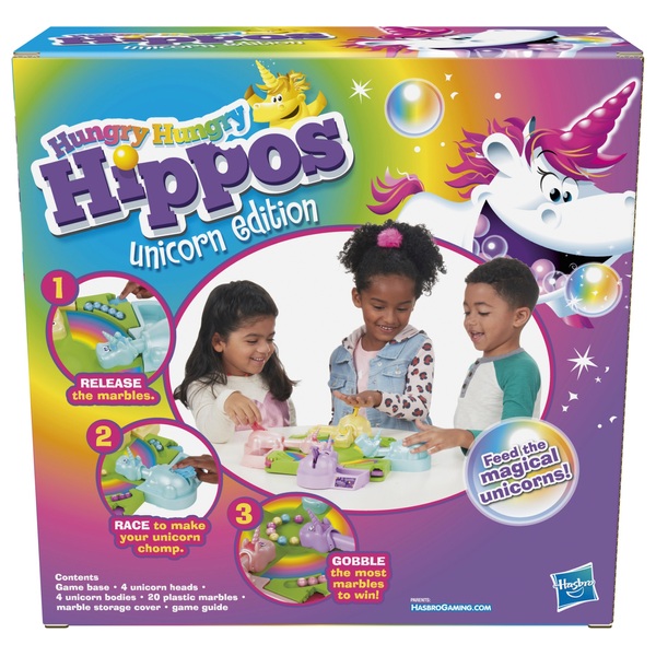 Hungry Hungry Hippos Unicorn Edition Smyths Toys UK