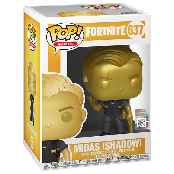 POP! Vinyl Fortnite Midas (Shadow) Smyths Toys UK