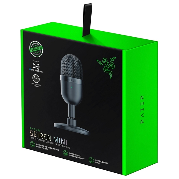 Razer Seiren Mini Condenser Microphone (Black) Smyths