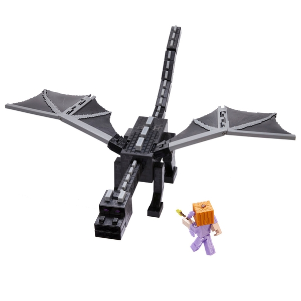 Minecraft Ultimate Ender Dragon and Steve Figure Smyths Toys UK