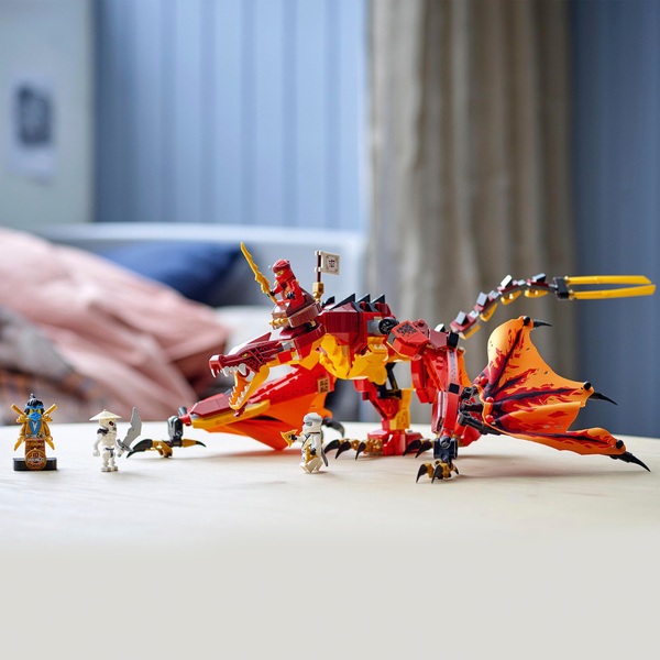 LEGO 71753 NINJAGO Legacy Fire Dragon Attack Ninja Toy Set Smyths Toys Ireland
