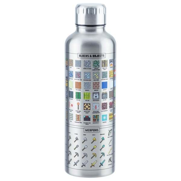 Minecraft Metal Water Bottle Smyths Toys UK