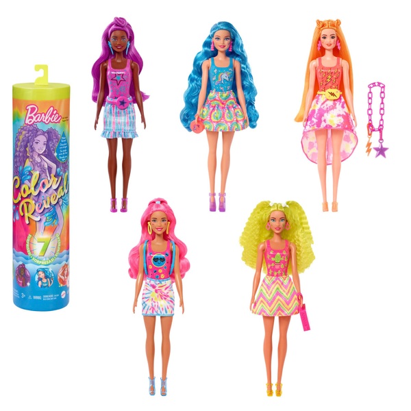 Barbie Color Reveal Poupée Série Fluo PicWicToys & Smyths Toys France