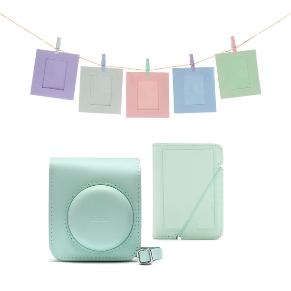 Fujifilm Instax Mini 12 Instant Camera Accessory Kit Mint Green