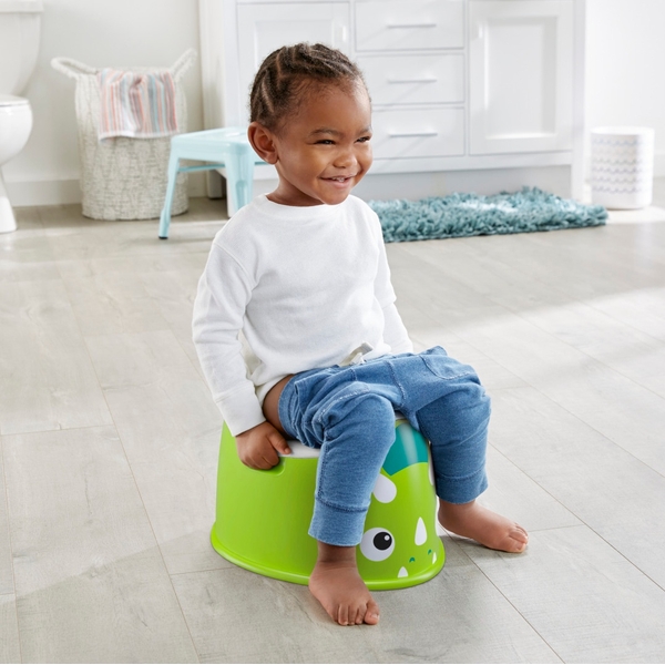 FisherPrice Dino Potty Training Seat with Removable Bowl Smyths Toys UK