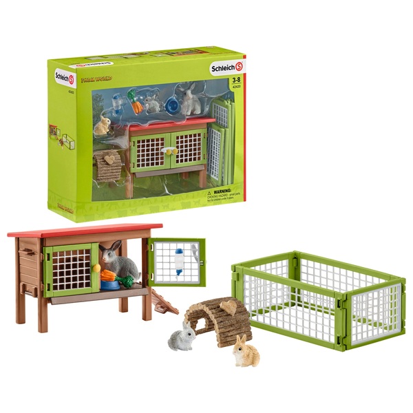 Schleich Rabbit Hutch 42420 Smyths Toys UK